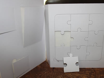 Машина с одним питателем для склеивания пазлов